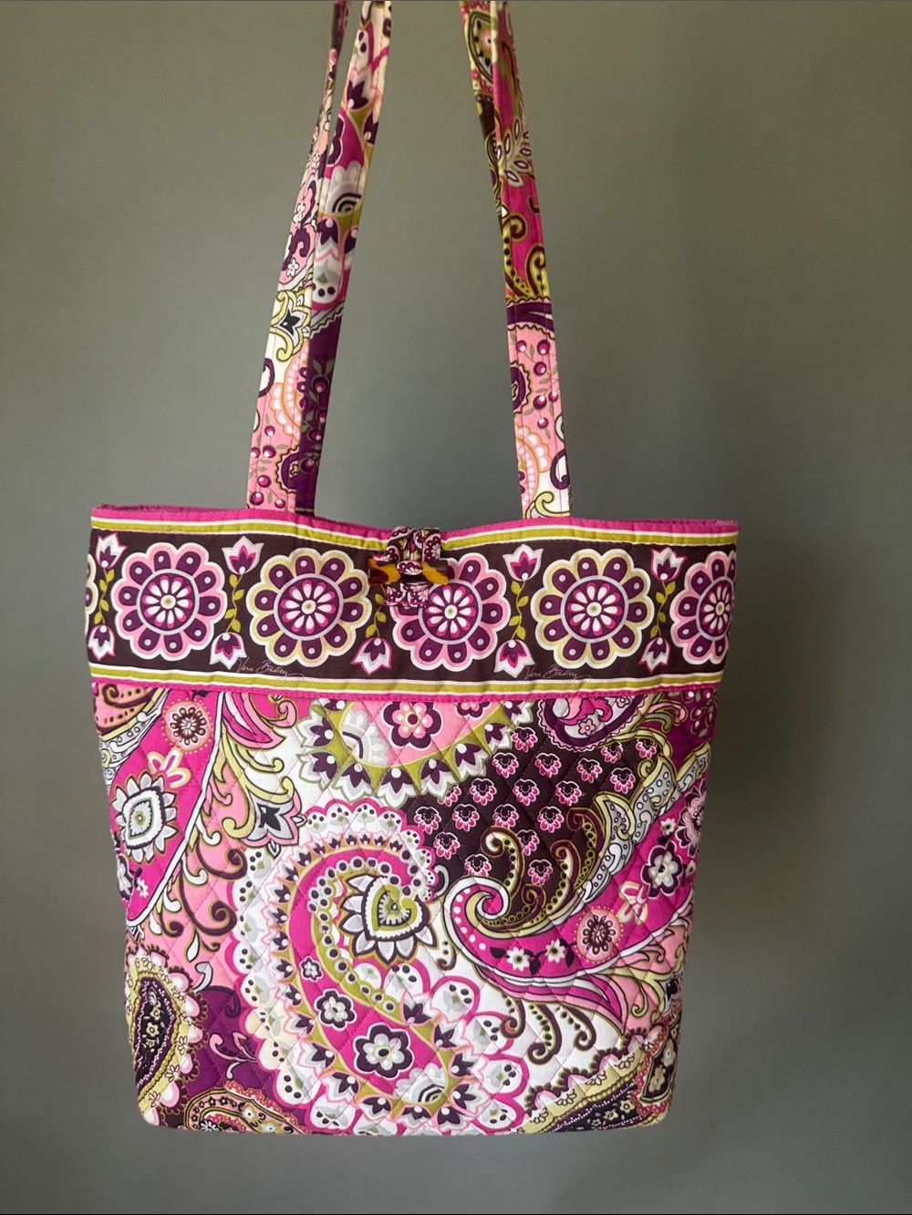 Vera Bradley Tote bag Vera Bradley Vintage pattern NWOT Pink Paisley Tote Bag